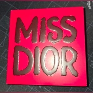 Dior Red and Black Wall Art Sticky Notes "I Love You"